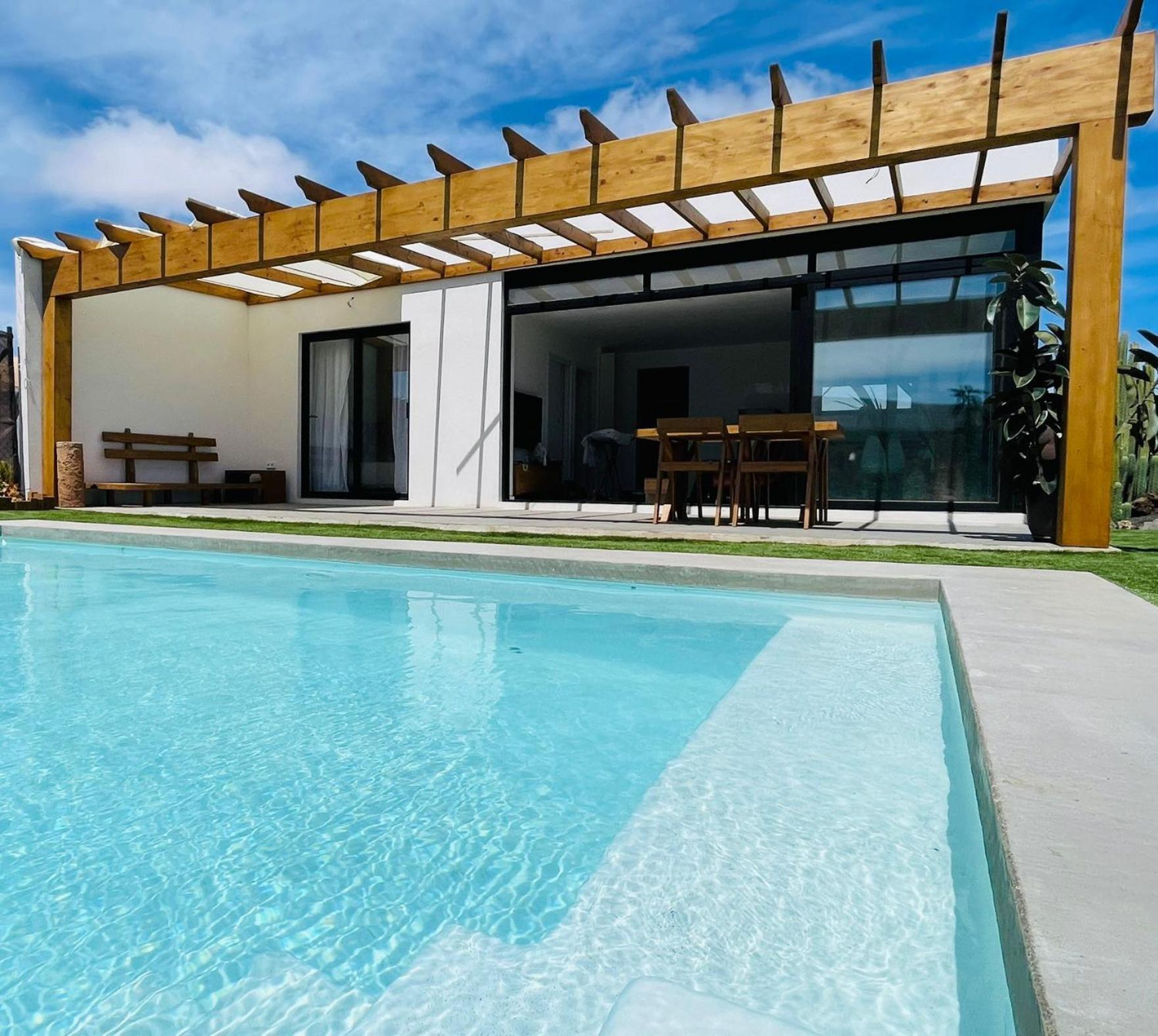 Bungalow + Piscina Independiente La Oliva Exterior foto