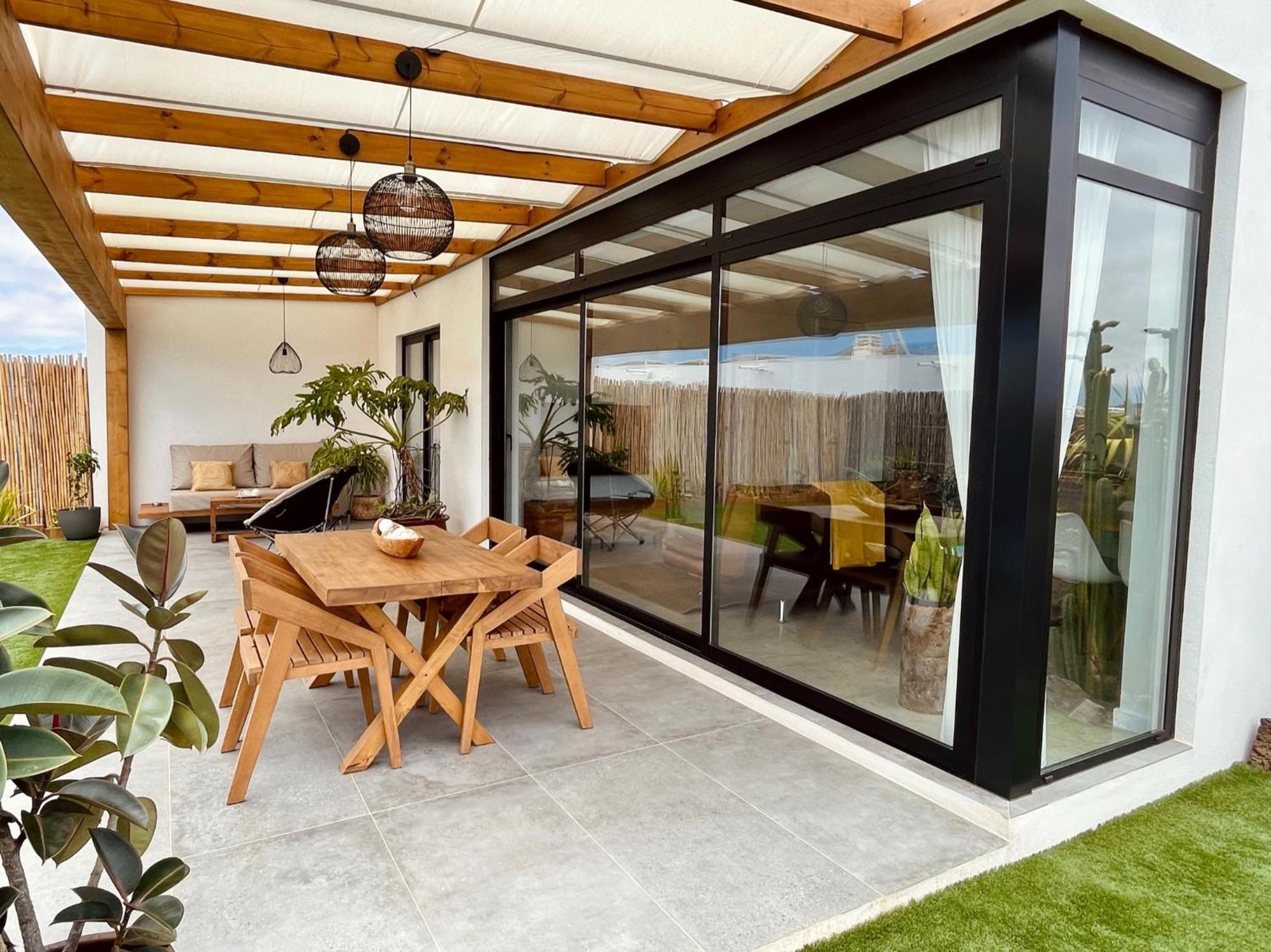 Bungalow + Piscina Independiente La Oliva Exterior foto